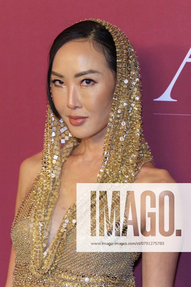 Chriselle Lim on the red carpet at the 2025 Golden Globes WWD Style Awards on Friday January 3, 2025 at the Four Seasons Hotel Los Angeles at Beverly Hills in Los Angeles, California. JAVIER ROJAS PI Los Angeles U.S - ZUMAp124 20250103_zaa_p124_100