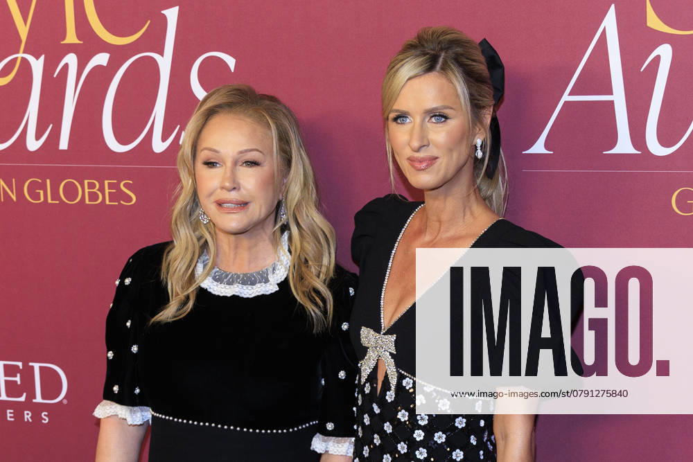 Kathy Hilton and Nicky Hilton (L-R) on the red carpet at the 2025 Golden Globes WWD Style Awards on Friday January 3, 2025 at the Four Seasons Hotel Los Angeles at Beverly Hills in Los Angeles, California. JAVIER ROJAS PI Los Angeles U.S - ZUMAp124 20250103_zaa_p124_110