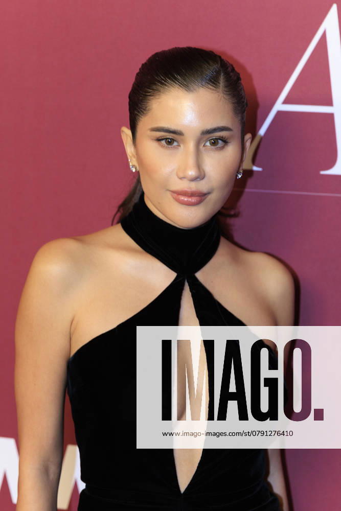 Praya Lundberg on the red carpet at the 2025 Golden Globes WWD Style Awards on Friday January 3, 2025 at the Four Seasons Hotel Los Angeles at Beverly Hills in Los Angeles, California. JAVIER ROJAS PI Los Angeles U.S - ZUMAp124 20250103_zaa_p124_130