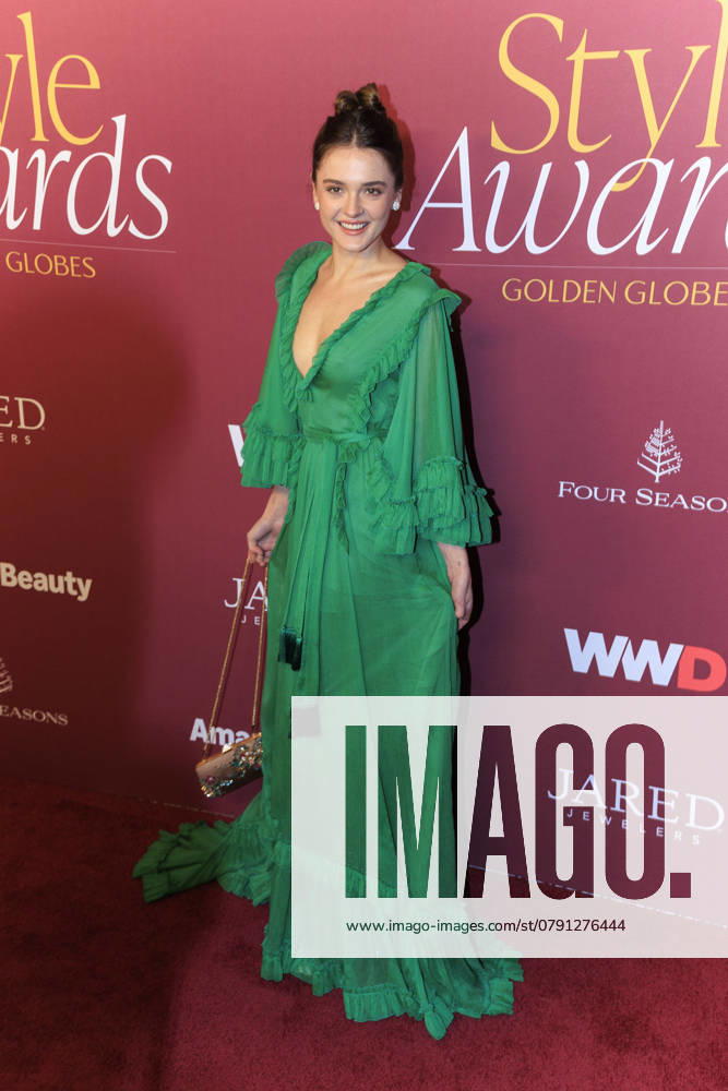 Charlotte Lawrence on the red carpet at the 2025 Golden Globes WWD Style Awards on Friday January 3, 2025 at the Four Seasons Hotel Los Angeles at Beverly Hills in Los Angeles, California. JAVIER ROJAS PI Los Angeles U.S - ZUMAp124 20250103_zaa_p124_140