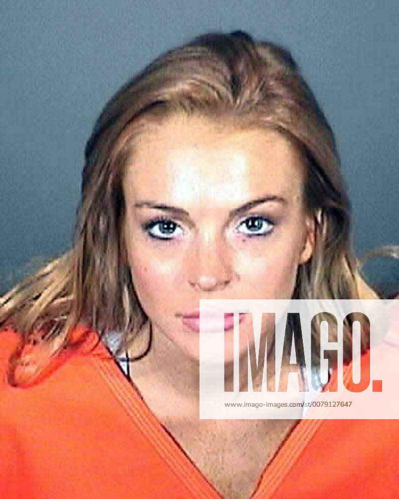 Booking Mugshot of Lindsay Lohan, September, 2010.