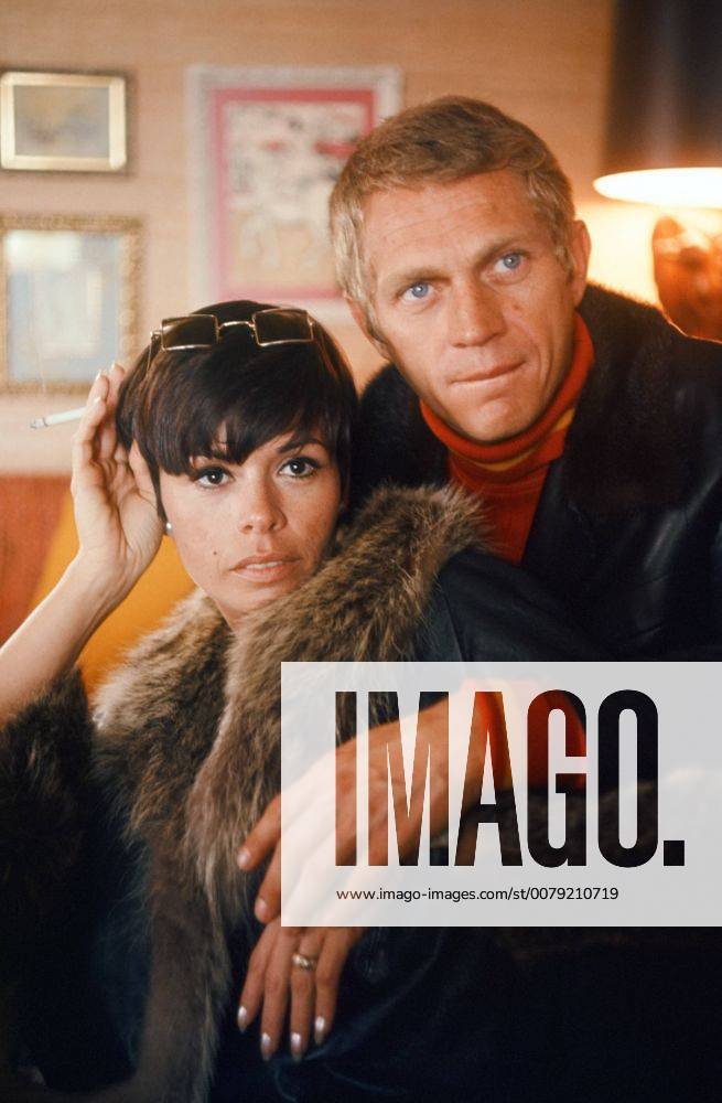 Steve McQueen with his first wife, actress Neile Adams, circa 1968. Hollywood CA USA
