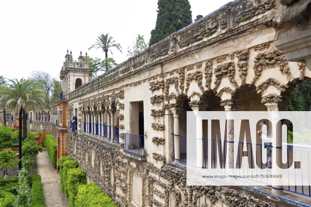Spanien, Andalusien. Der Alcazar in Sevilla ist eines der Wahrzeichen der Stadt Austria, Europa Spain, Andalusia. The Alcazar in Seville is one of the landmarks of the city of Austria, Europe
