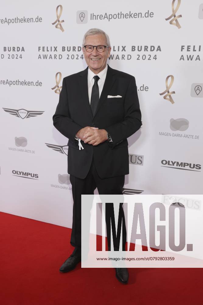 Felix Burda Award 2024, Jan Hofer at the Red Carpet, Hotel Adlon Kempinski, Berlin, Berlin