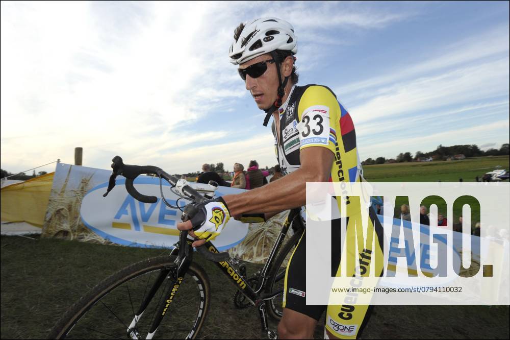 Superprestige Cyclocross Ruddervoorde 2012 RUDDERVOORDE, BELGIUM - OCTOBER 07: Enrico Franzoi (ITA) pictured during the 1st leg of the men s elite Hansgrohe Superprestige cyclocross race of Ruddervoorde on October 07, 2012 in Ruddervoorde. (Picture by Nico Vereecken Photonews Ruddervoorde Belgium