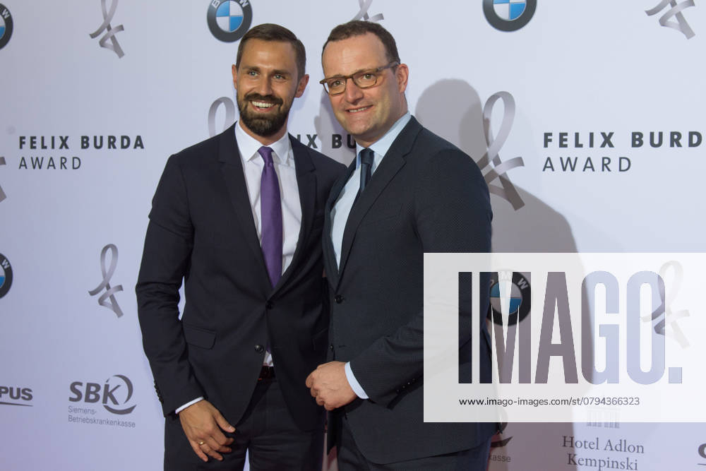 Jens Spahn and Daniel Spark, at Felix Burda Award 2018 in Berlin, Photo Uwe Cook, 13 05 2018 Berlin DEU, ger