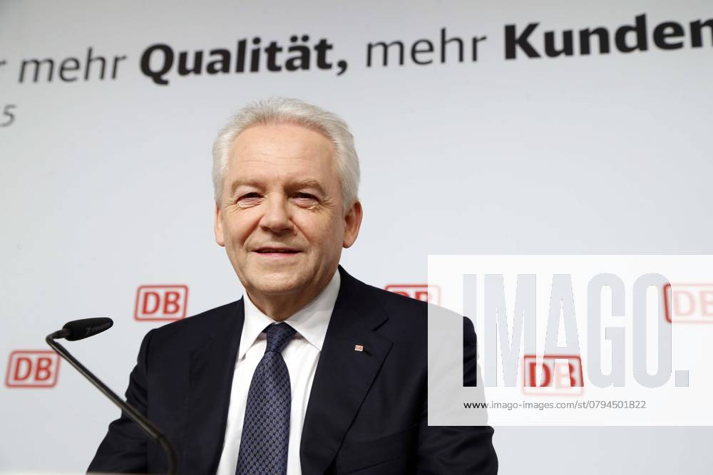 PK the Germans Rail in Berlin to Restructuring of Group in Berlin with Ruediger Pit, Chairman of the Management Board, Berlin Germany, Germany