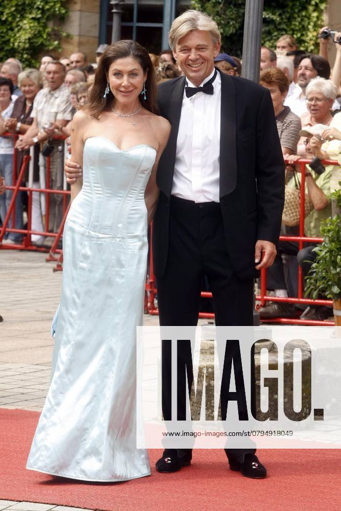 Alexandra from Rehlingen and Michael Prinz at the Opening the Bayreuther Festival 2008, Germany