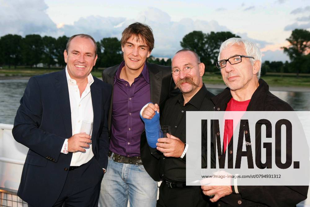 Tungsten Cons, Matze Knop, Horst Lights and Ralf Judges to Guest at Picture Cologne meets Friends at the MS Lorely at the Rhine in Cologne on 12 08 08 Photo Siewert North Rhine Westphalia Germany