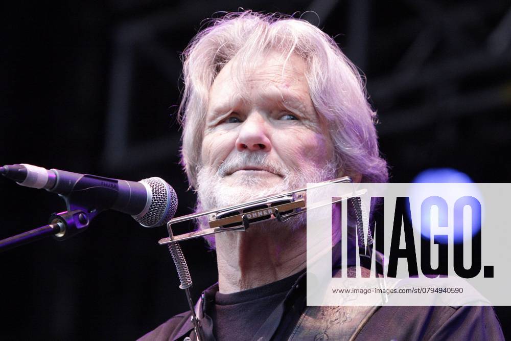Singers Kris Kristofferson on 12 07 2008 at Concert in the Citadel Spandau, Berlin Photos Scherf Berlin Germany
