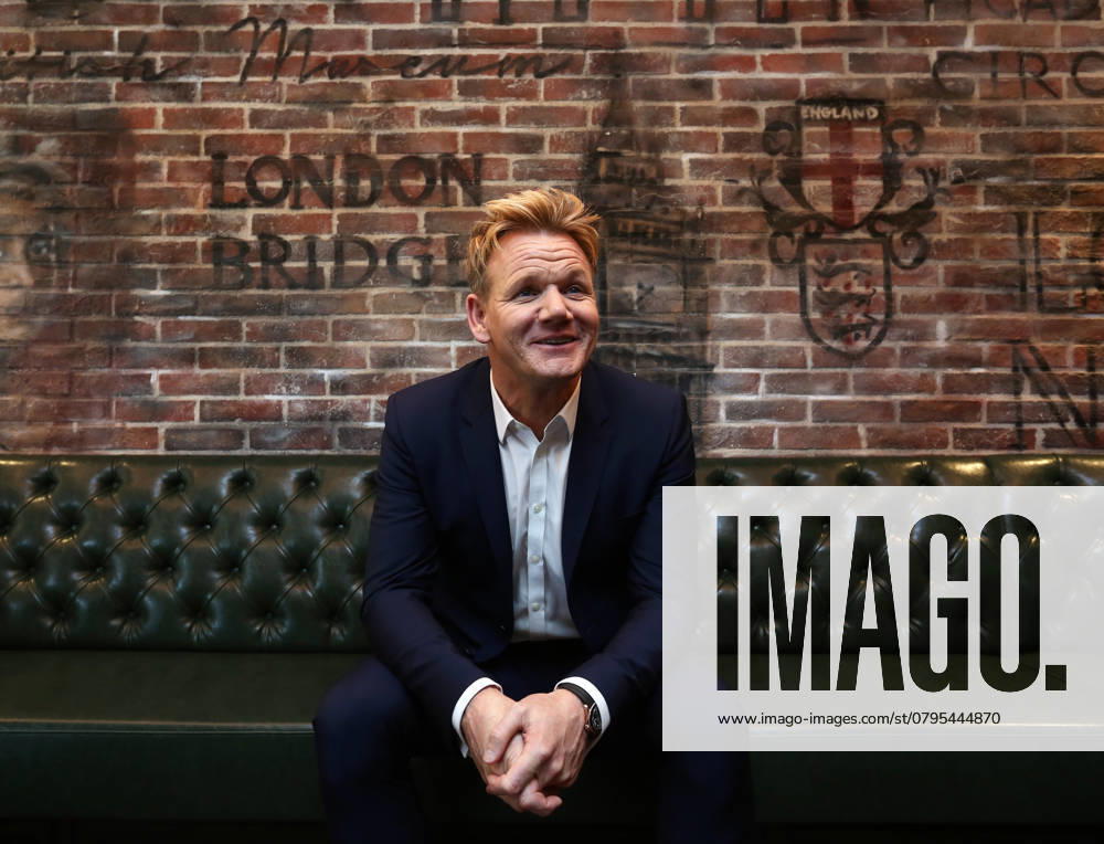 Portrait of chef Gordon Ramsay, at his new restaurant London House in Tsim Sha Tsui. 24OCT15 HONG KONG CHINA