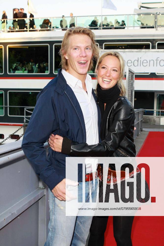Simon Gosejohann and Girlfriend Angela finger inherit to Guest at Medienforum@Night at the Ship the KD RheinEnergie at the Rhine in Cologne on 22 06 09 North Rhine Westphalia Germany