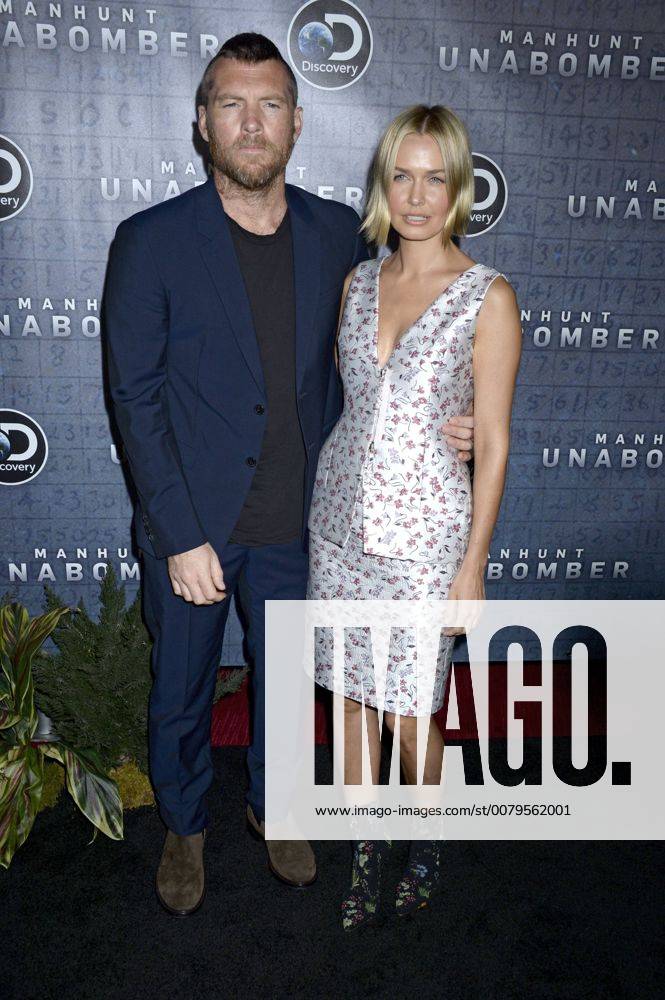Sam Worthington mit Gattin Lara Bingle bei der Premiere der Discovery Channel TV-Serie Manhunt: Unabomber im Appel Room des Time Warner Centers. New York, 19.07.2017 Foto:xD.Tinex xFuturexImage