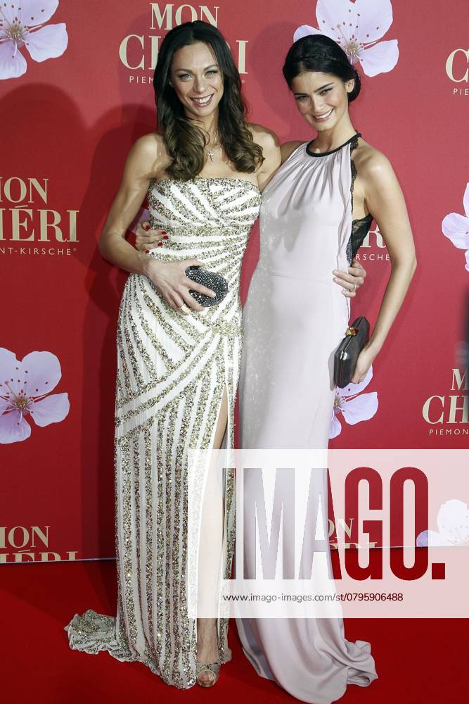 Lilly Becker and Shermine Shahrivar at MON Cheri Barbara Day 2012 in Munich, Red Carpet, Bavaria Germany, Germany