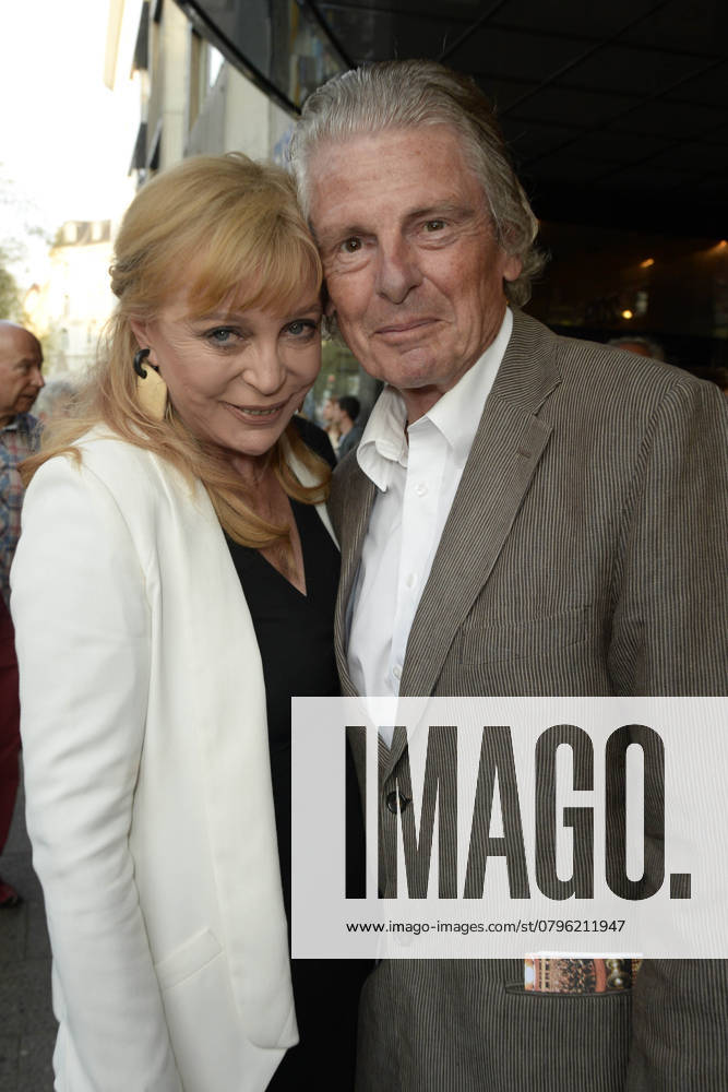 Klaus Bresser and Woman at the Premiere Day the GNADE, Berlin, Theatre on Kurfuerstendamm, on 08 05 2013, Copyright Dominique Corners, 08 05 2013 Berlin Germany, Germany