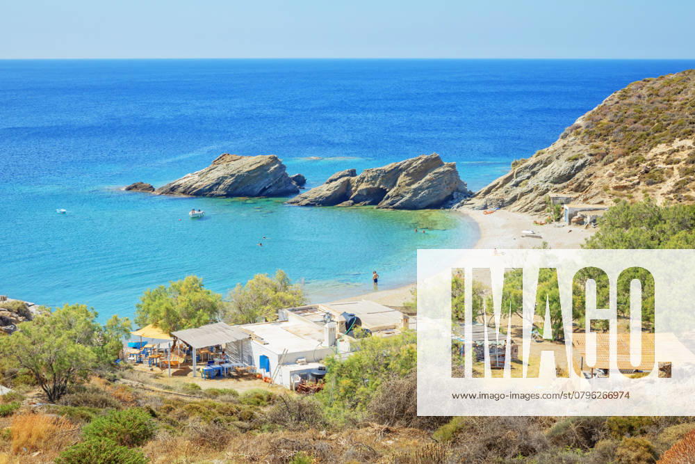 Agios Nikolaos beach, Agali, Folegandros Island, Cyclades Islands, Greek Islands, Greece, Europe