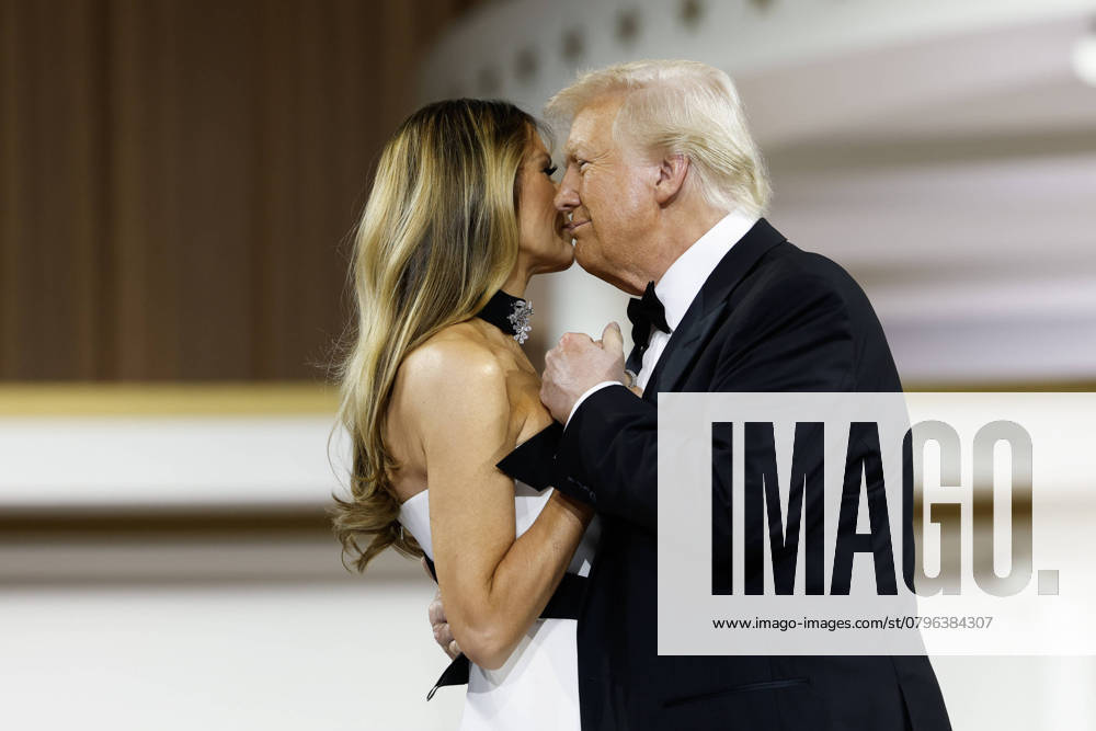 President Donald Trump dances with First Lady Melania TrumpMelania at the Commander-in-Chief Ball on Monday, January 20, 2025 in Washington, DC. Pool WAX2025012019923426 AnnaxMoneymaker