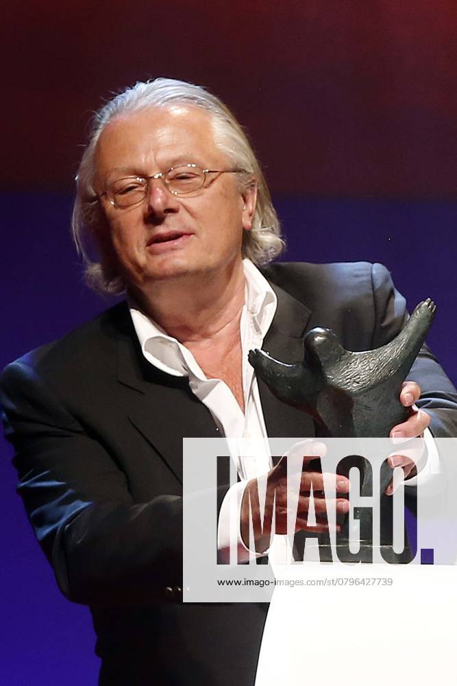 Preistraeger Frank Castorf at the award Ceremony of 23 B Z Culture Prize 2014 in Berlin, Theatre on Kurfuerstendamm, Award ceremony, Berlin Germany, Germany