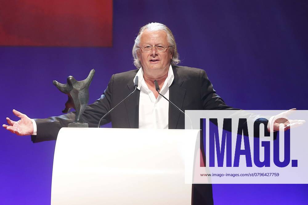 Preistraeger Frank Castorf at the award Ceremony of 23 B Z Culture Prize 2014 in Berlin, Theatre on Kurfuerstendamm, Award ceremony, Berlin Germany, Germany