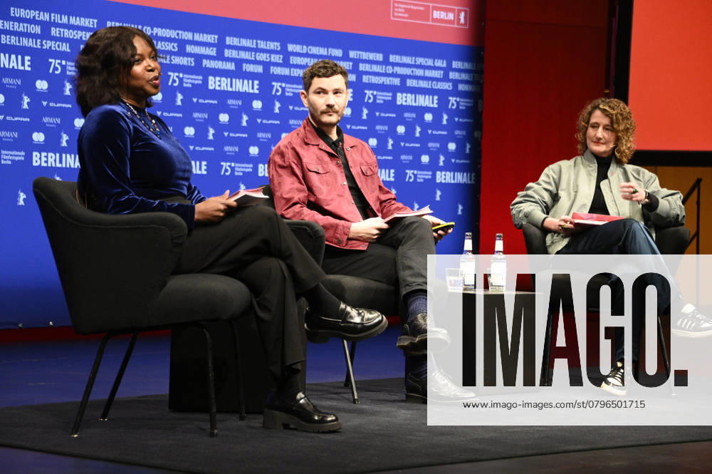 Jacqueline Lyanga, Michael Stütz and Tricia Tuttle at the program press conference of the Berlinale 2025 75 Berlin International Film Festival at the Haus der Kulturen der Welt Berlin, 21 01 2025 Foto:xN.xKubelkax xFuturexImagex berlinale_pk_5142