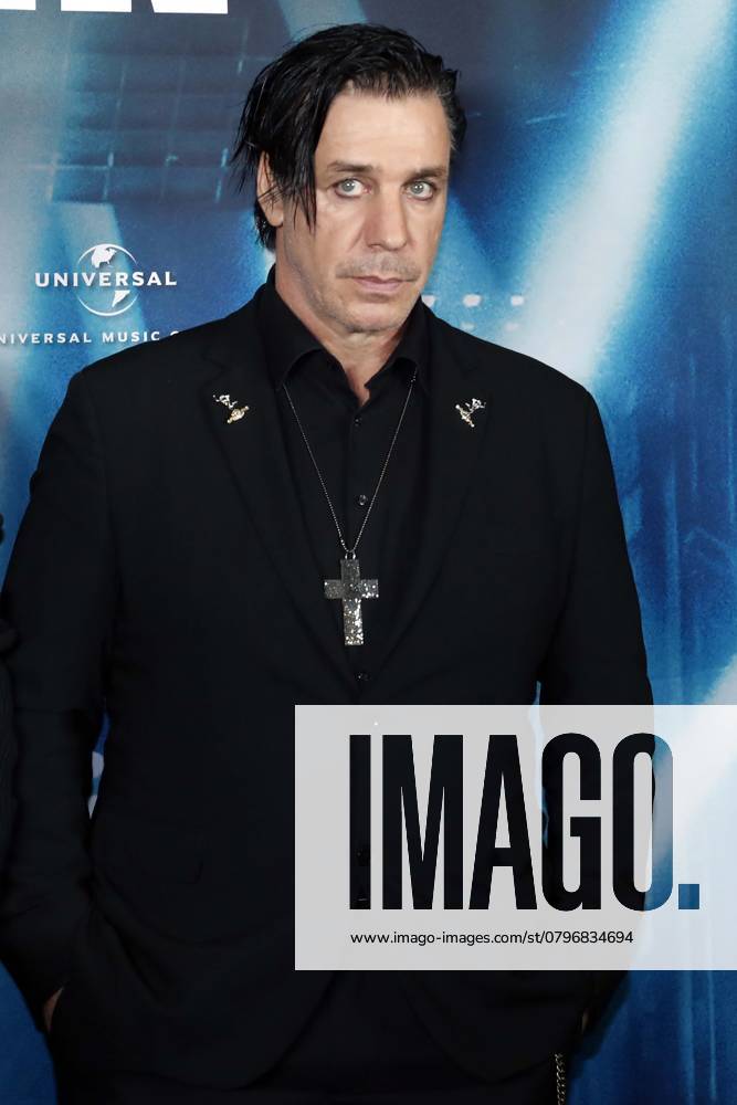 RAMMSTEIN, Volume with Singers Till Lindemann, at the Film premiere from Rammstein Paris, Video and Concert Film in the volksbuehne in Berlin, Berlin Germany, Germany