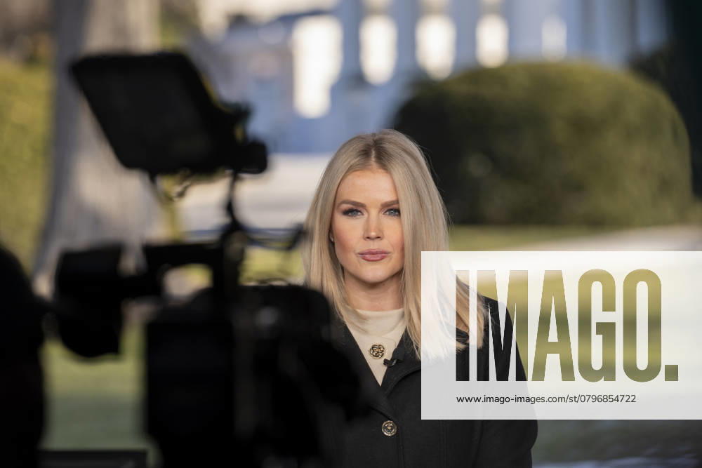 White House press secretary Karoline Leavitt speaks with Fox News at the White House in Washington, DC on Wednesday, January 22, 2025. WAS20250122501 KenxCedeno