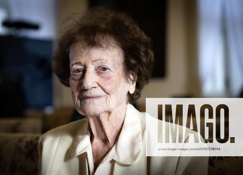 Holocaust survivor Dita Krausova, known as the The Auschwitz Librarian, attends a commemoration of Holocaust victims on the occasion of the 80th anniversary of the liberation of Auschwitz concentration camp, on January 24, 2025, in Prague, Czech Republic. (CTKxPhoto KaterinaxSulova) CTKPhotoP2025012405393 CTKPhotoP2025012405393