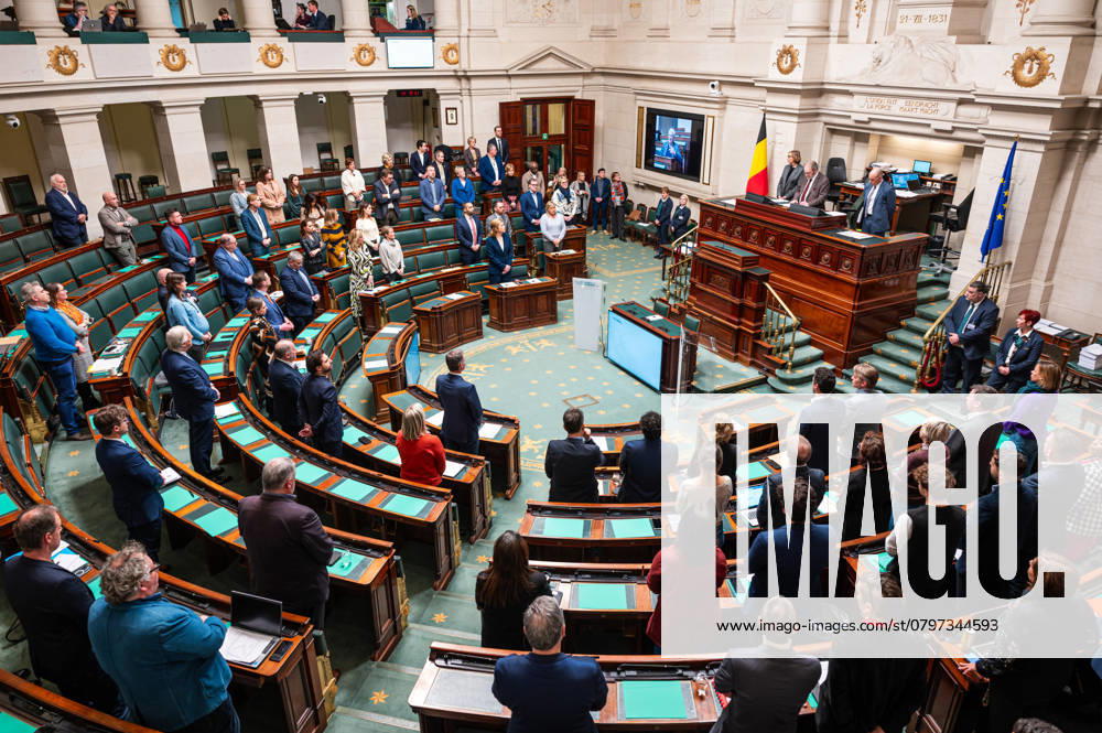 Plenary session of the Chamber at the federal parliament, in Brussels, Thursday 09 January 2025