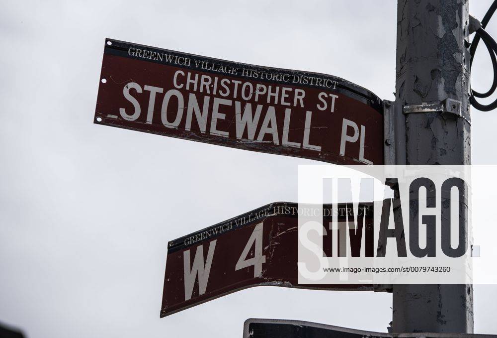 New York City, New York, United States of America - The facade of the historic Stonewall Inn, where riots took place in June of 1969 due to alleged targeting for raids. The subsequent protests in Greenwich Village are considered to be the first gay rights protests and where the pride movement began. More recently, a February 2017 protest against the Muslim ban and against attacks against the LGBTQ community resulted in arrests of activists known as the Stonewall 4 . Their court case took place on August 7th, 2017. New York City United States of America - ZUMAb160 20170806_zbp_b160_004