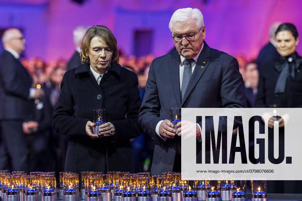 80th anniversary of the liberation of Auschwitz-Birkenau Frank-Walter Steinmeier and Elke Buedenbender attends the main celebrations to mark the 80th anniversary of the liberation of the Auschwitz-Birkenau German concentration camp in Oswiecim, Poland, on January 27, 2025. Oswiecim Poland