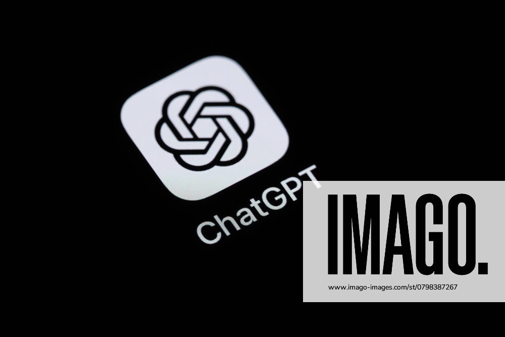 The ChatGPT application app from the US software company OpenAI can be seen on the display of an iPhone Rottweil Baden Württemberg Germany