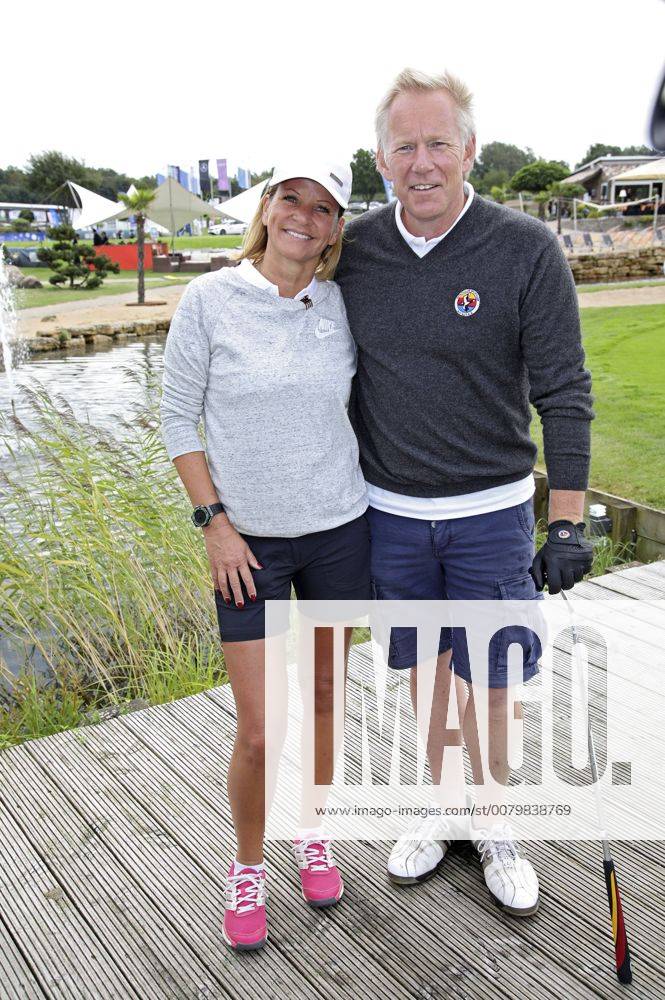 Johannes B. Kerner mit Begleitung beim 10. GRK Golf Charity Masters 2017 in der Golfanlage Golfclub Leipzig im Golfresort Machern. Leipzig, 19.08.2017 Foto:xS.xGabschx xFuturexImage