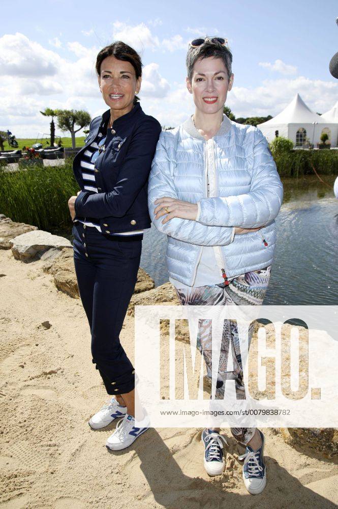 Gerit Kling und Cheryl Shepard beim 10. GRK Golf Charity Masters 2017 in der Golfanlage Golfclub Leipzig im Golfresort Machern. Leipzig, 19.08.2017 Foto:xS.xGabschx xFuturexImage