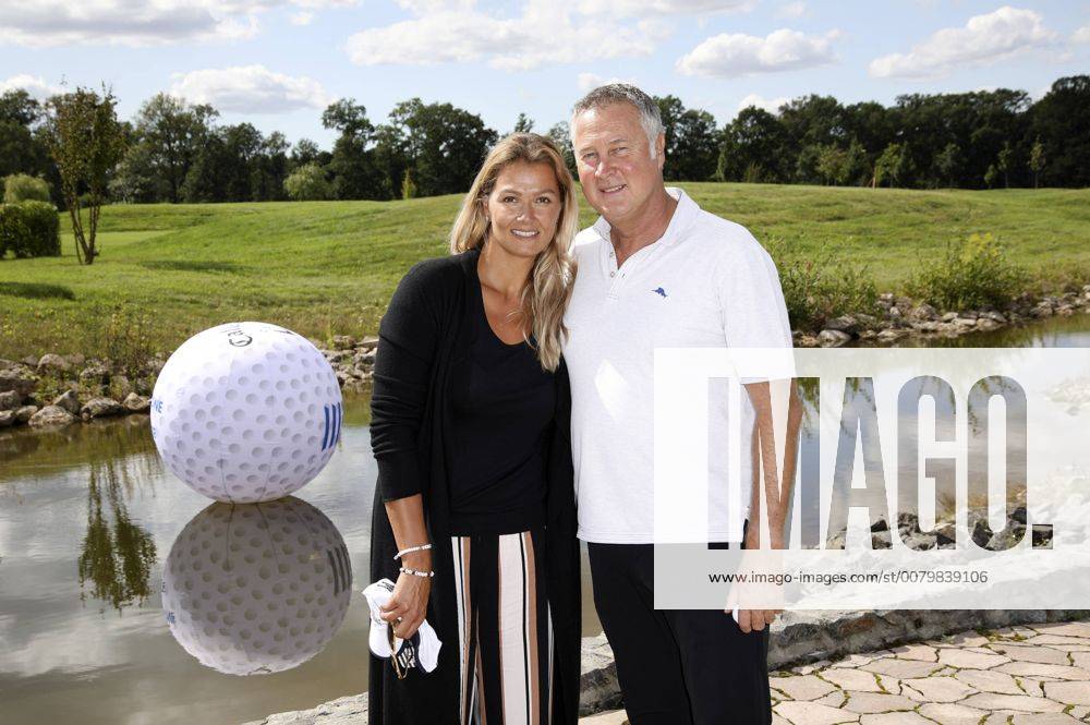 Franziska van Almsick mit Lebensgefährte Jürgen B. Harder beim 10. GRK Golf Charity Masters 2017 in der Golfanlage Golfclub Leipzig im Golfresort Machern. Leipzig, 19.08.2017 Foto:xS.xGabschx xFuturexImage