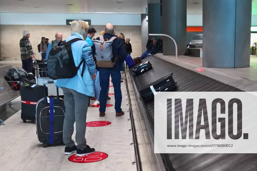 Airport A baggage carousel is a conveyor belt on which luggage is handed out at airports