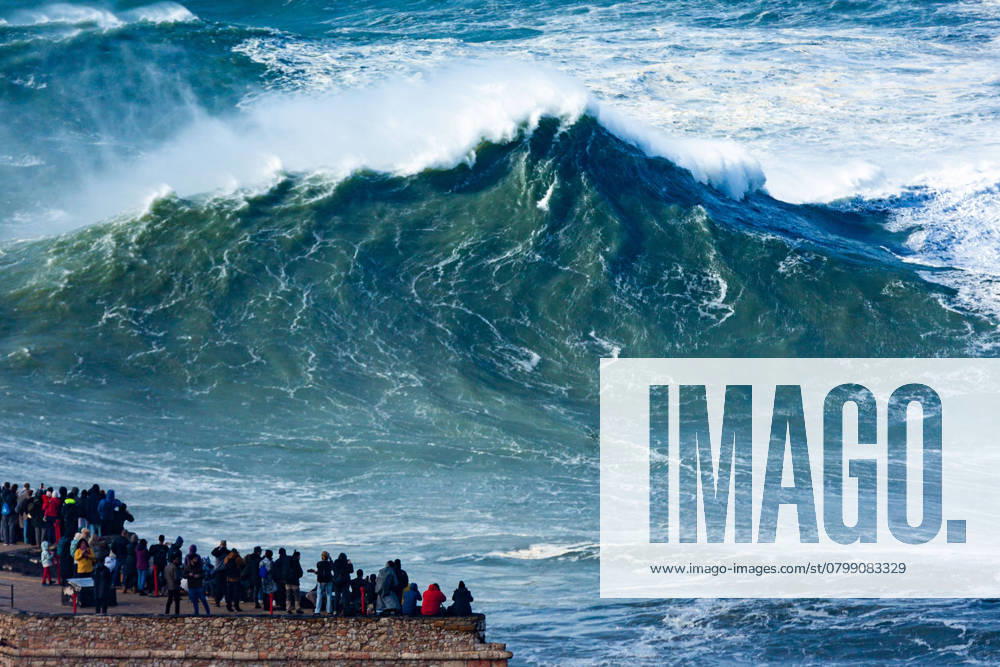 KW05 Big surfer Waves in Porto, Portugal.- 27 Jan 2025 A big wave is seen during the week of Éowyn and Ivo storms hitting many big-wave surfers flocked to Nazaré. From the 27th to 30th January, numerous surfers attempted to ride these massive waves aiming to break new world records. Porto Portugal