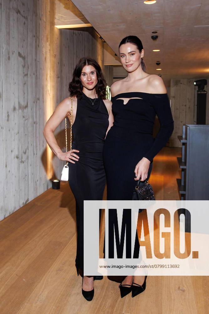 Berlin Fashion Week LeGer Studio presented by Babor Janina Lin Otto and Gloria Sophie Burkandt at LeGer Studio presented by Babor as part of Berlin Fashion Week Fall Winter 2025 at Reethaus im Flussbad on 01 02,2025 in Berlin