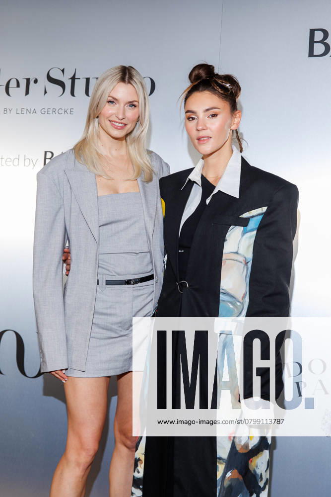 Berlin Fashion Week LeGer Studio presented by Babor Lena Gercke and Stefanie Giesinger at LeGer Studio presented by Babor as part of Berlin Fashion Week Fall Winter 2025 at Reethaus im Flussbad on 01 02,2025 in Berlin