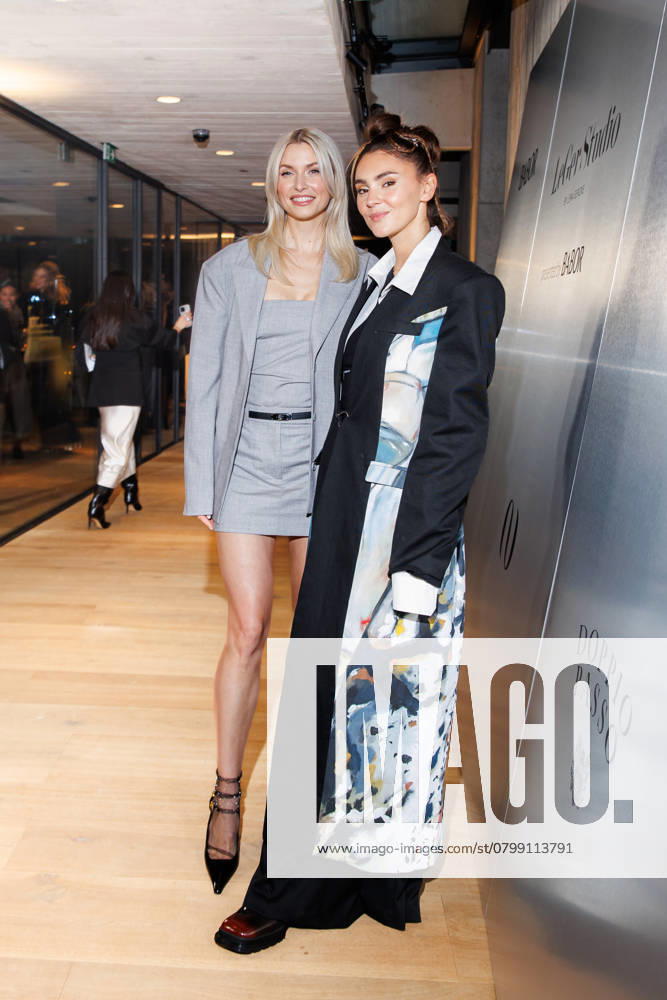 Berlin Fashion Week LeGer Studio presented by Babor Lena Gercke and Stefanie Giesinger at LeGer Studio presented by Babor as part of Berlin Fashion Week Fall Winter 2025 at Reethaus im Flussbad on 01 02,2025 in Berlin