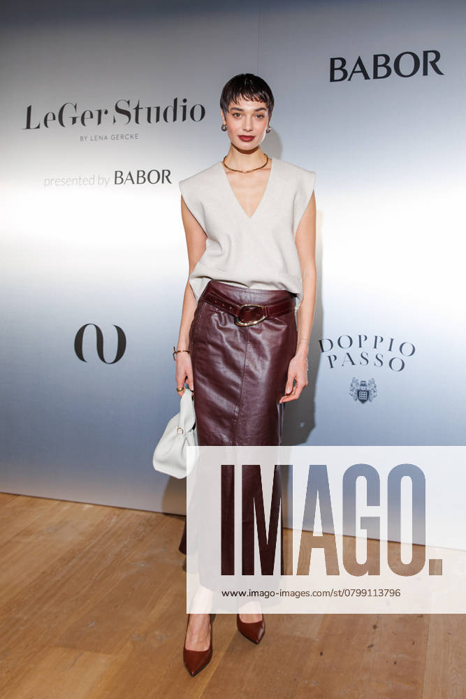 Berlin Fashion Week LeGer Studio presented by Babor Sarah Posch at LeGer Studio presented by Babor as part of Berlin Fashion Week Fall Winter 2025 at Reethaus im Flussbad on 01 02,2025 in Berlin