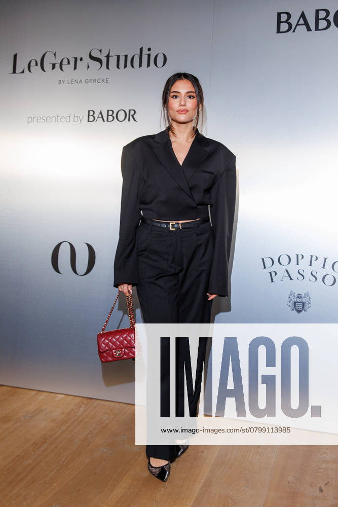 Berlin Fashion Week LeGer Studio presented by Babor Aylin Sengül at LeGer Studio presented by Babor as part of Berlin Fashion Week Fall Winter 2025 at Reethaus im Flussbad on 01 02,2025 in Berlin