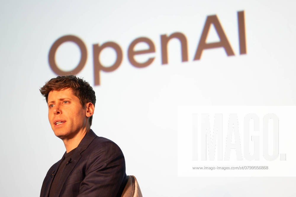 Open AI CEO Sam Altman attends a marketing event Transforming corporate business with AI in Tokyo, Japan on February 3, 2025. OpenAI and the SoftBank Group announced a partnership to develop and market Advanced Enterprise AI called Cristal intelligence. , aflo_280555200.jpg,