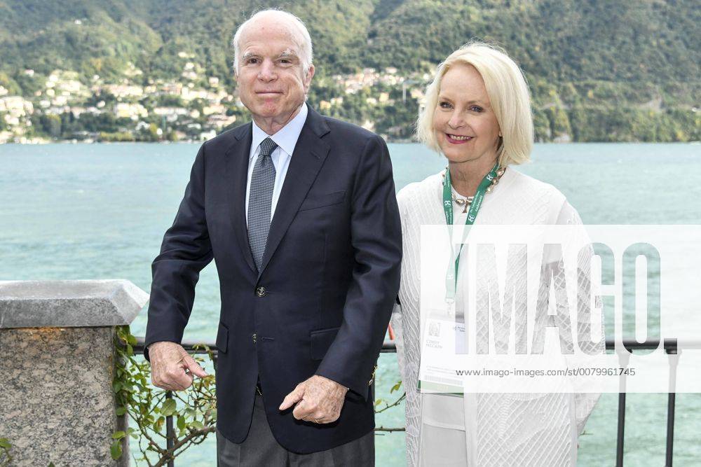 Cernobbio. The European House Ambrosetti 43rd edition 2017. Pictured: John McCain Cindy McCain