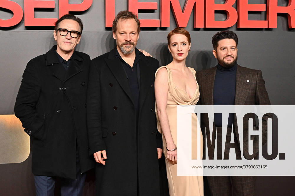 Ben Chaplin, Peter Sarsgaard, Leonie Benesch and John Magaro attends ˜September 5 - UK Premiere at the Curzon Mayfair in London, England. UK. Tuesday 4th February 2025.