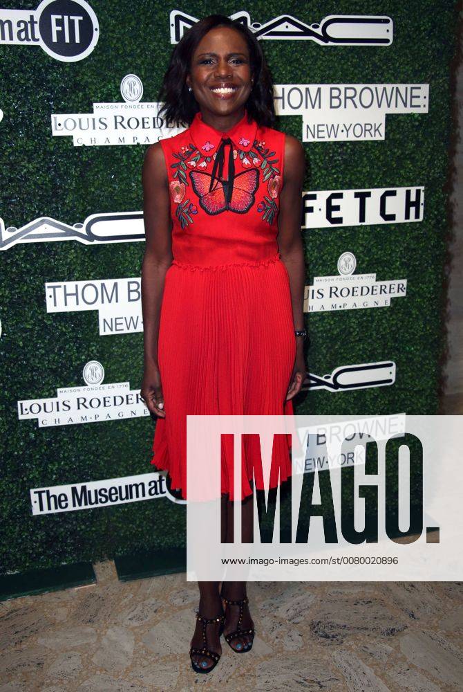 New York, N.Y, USA - DEBORAH ROBERTS attends the 2017 Couture Council Award Luncheon, Honoring Fashion Designer Thom Browne.David H. Koch Theater, Lincoln Center, NYC.September 6, 2017.Photos by , Globe Photos Inc. New York USA - ZUMAms4_ 20170906_zaa_ms4_006