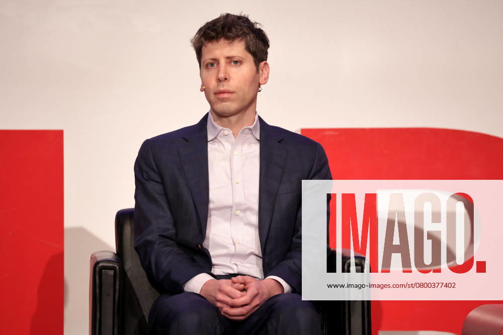 Sam Altman, Co Founder and CEO of OpenAI, panel discussion at TU Berlin, DEU, Berlin
