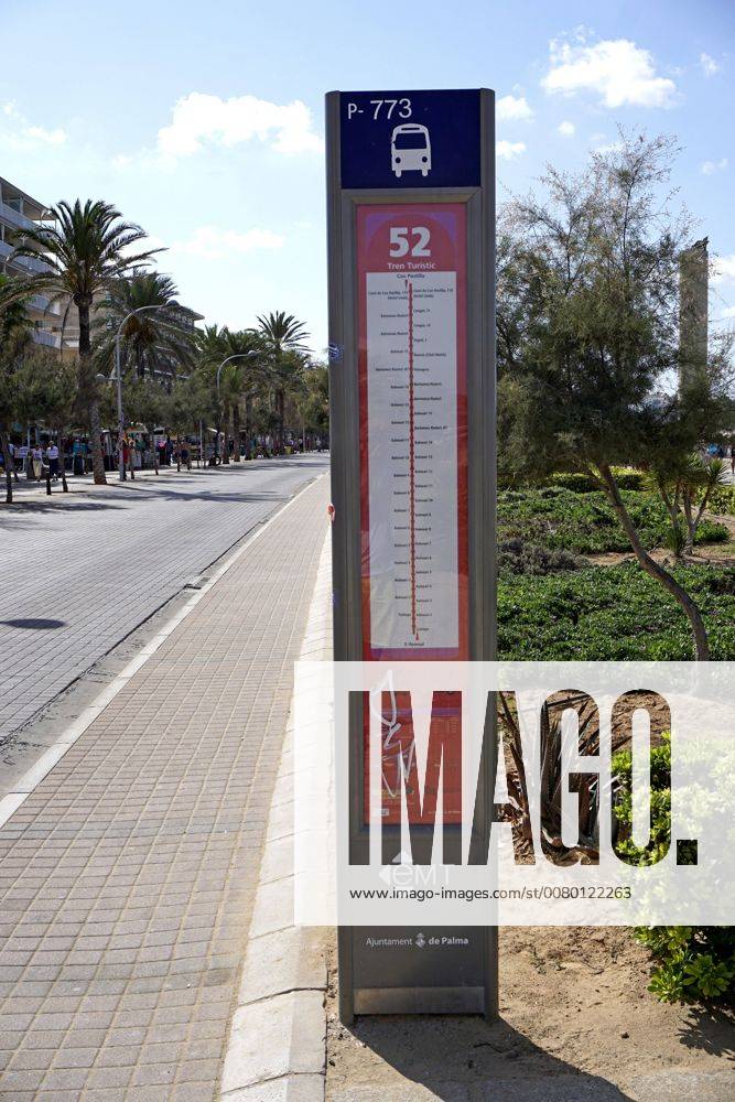 Spain Island Mallorca at Tourists Hotspot Ballermann in El Arenal runs the Bus everyone Balneario to the Promenade from 06 09 2017 Mallorca 06 09 2017 Mallorca