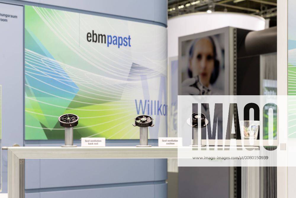 Germany Frankfurt at Main 12 09 2017 IAA 2017 Frankfurt Stand the Subcontractor EBM Pope â