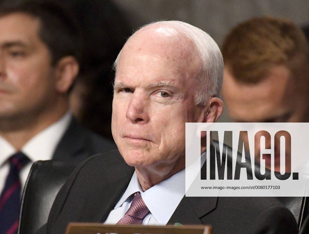 Washington, District of Columbia, United States of America - United States Senator John McCain (Republican of Arizona), Chairman, US Senate Committee on Armed Services presides over the hearing on Recent United States Navy Incidents at Sea on Capitol Hill in Washington, DC on Tuesday, September 19, 2017. The hearing is investigating the two separate collisions with the USS Fitzgerald and USS John S. McCain that resulted in the loss of 17 US Sailors..Credit: CNP Washington United States of America - ZUMAs152 20170919_zaa_s152_013