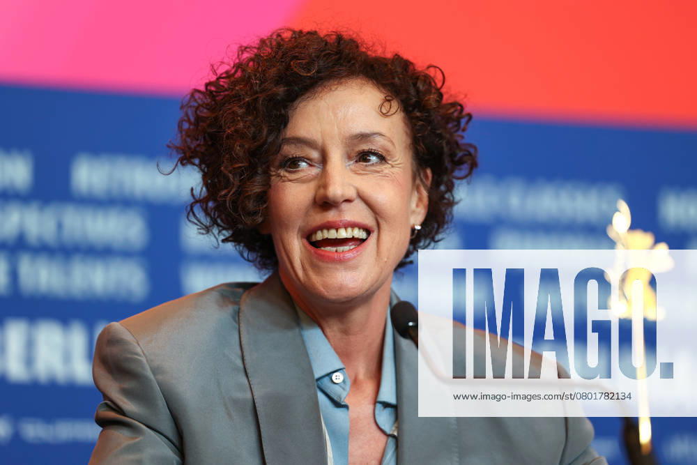 The 75th Berlinale Film Festival is taking place in Berlin from 13 to 23 February 2025. Member of the international jury movie director Maria Schrader answers journalists questions during a press conference Berlin Germany - ZUMAt227 20250213_zip_t227_010